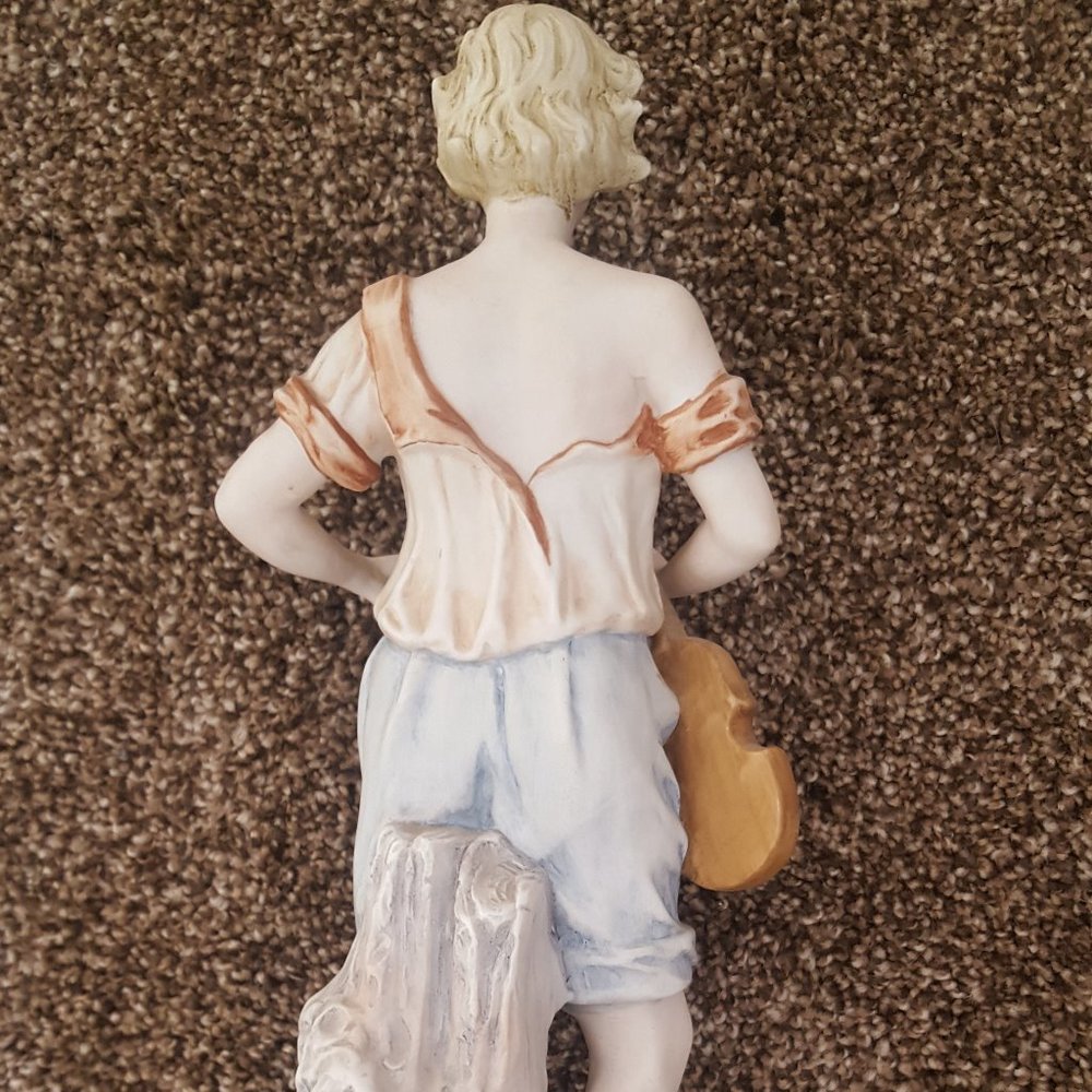 Tall Vintage Figurine Candrea Porcelain Set Man Women - Picture 8 of 16